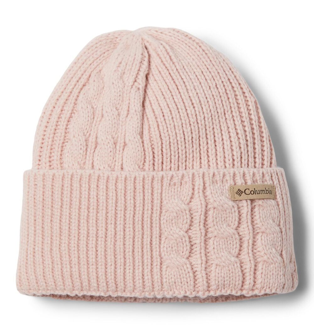 4037 Agate Pass Cable Knit Beanie, Dusty Pink, One Size